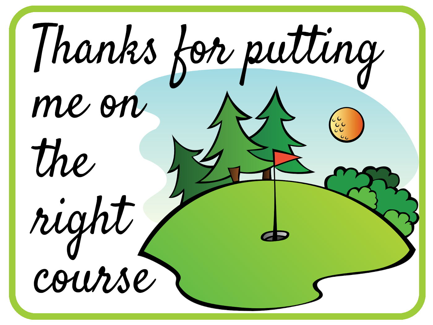 The Right Course