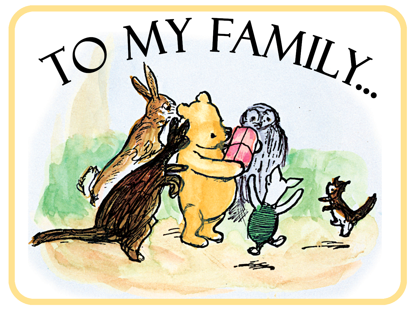 To My Family