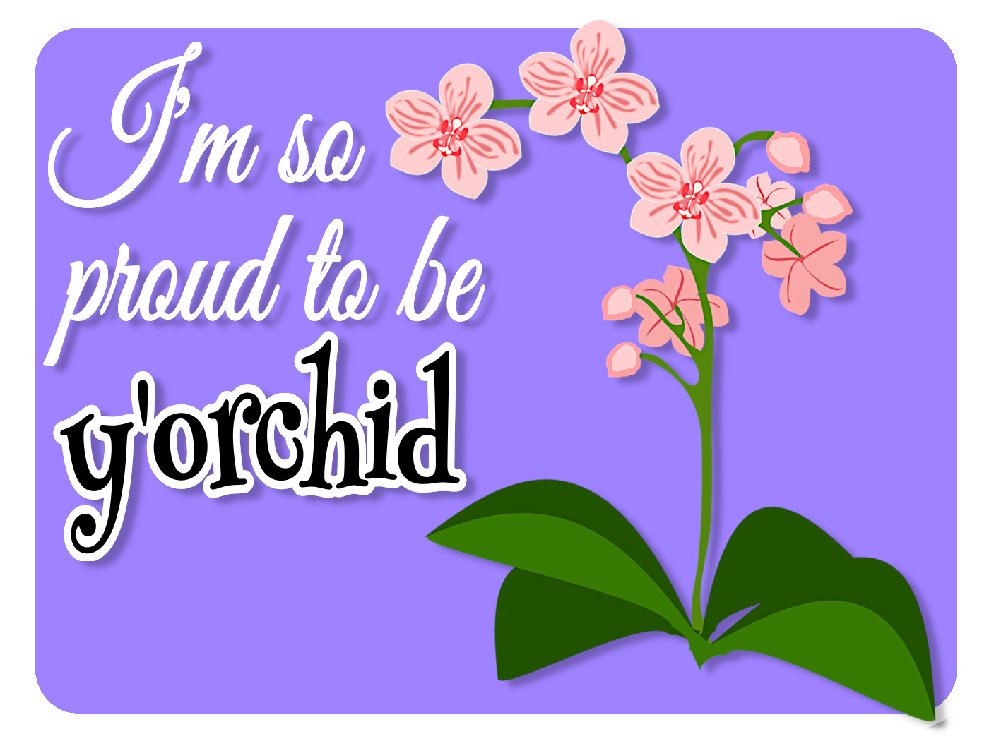 Proud To Be Y'Orchid