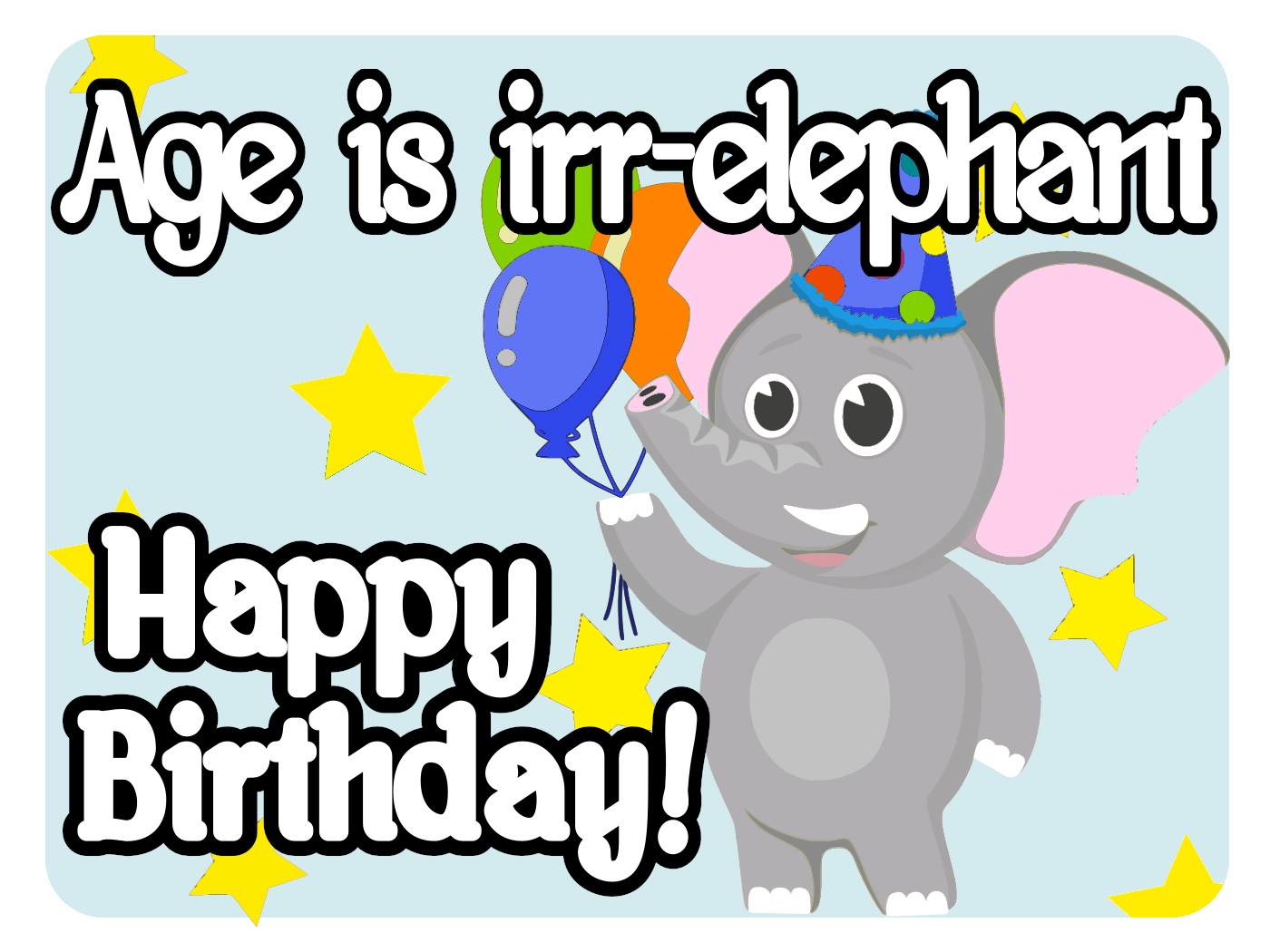 Birthday Elephant