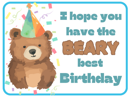 Beary Best Birthday