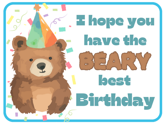 Beary Best Birthday