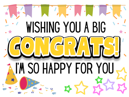 Big Congratulations