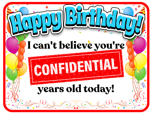 Confidential Birthday