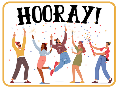 Hooray!