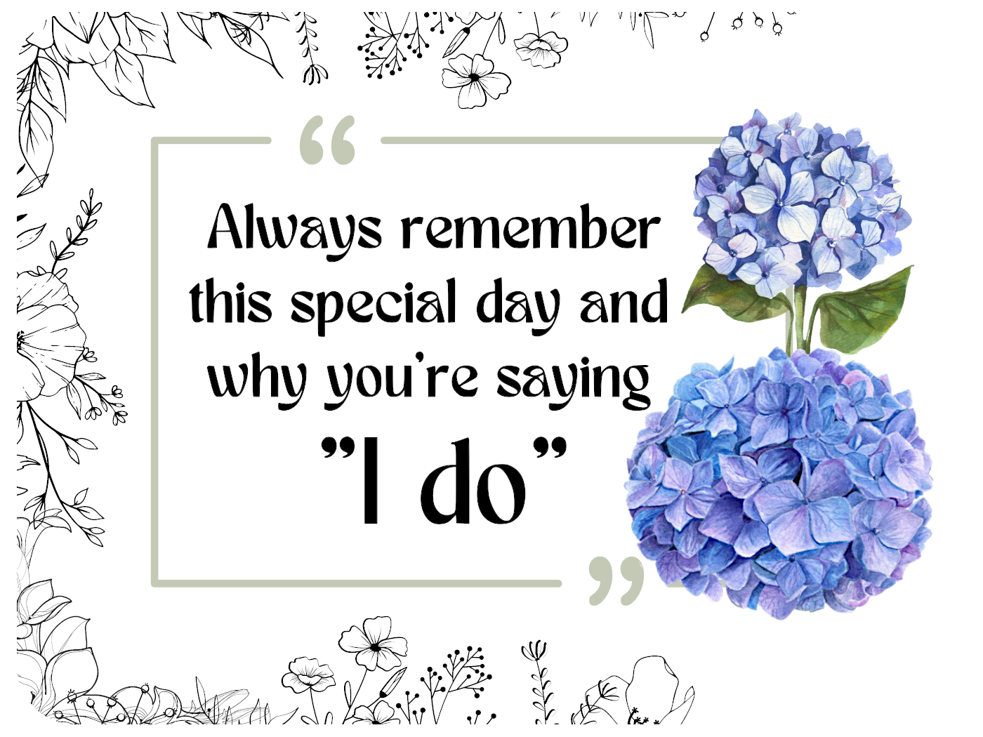 I Do Hydrangeas