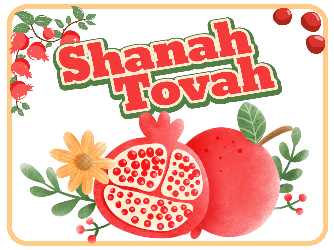 Pomegranate Greetings