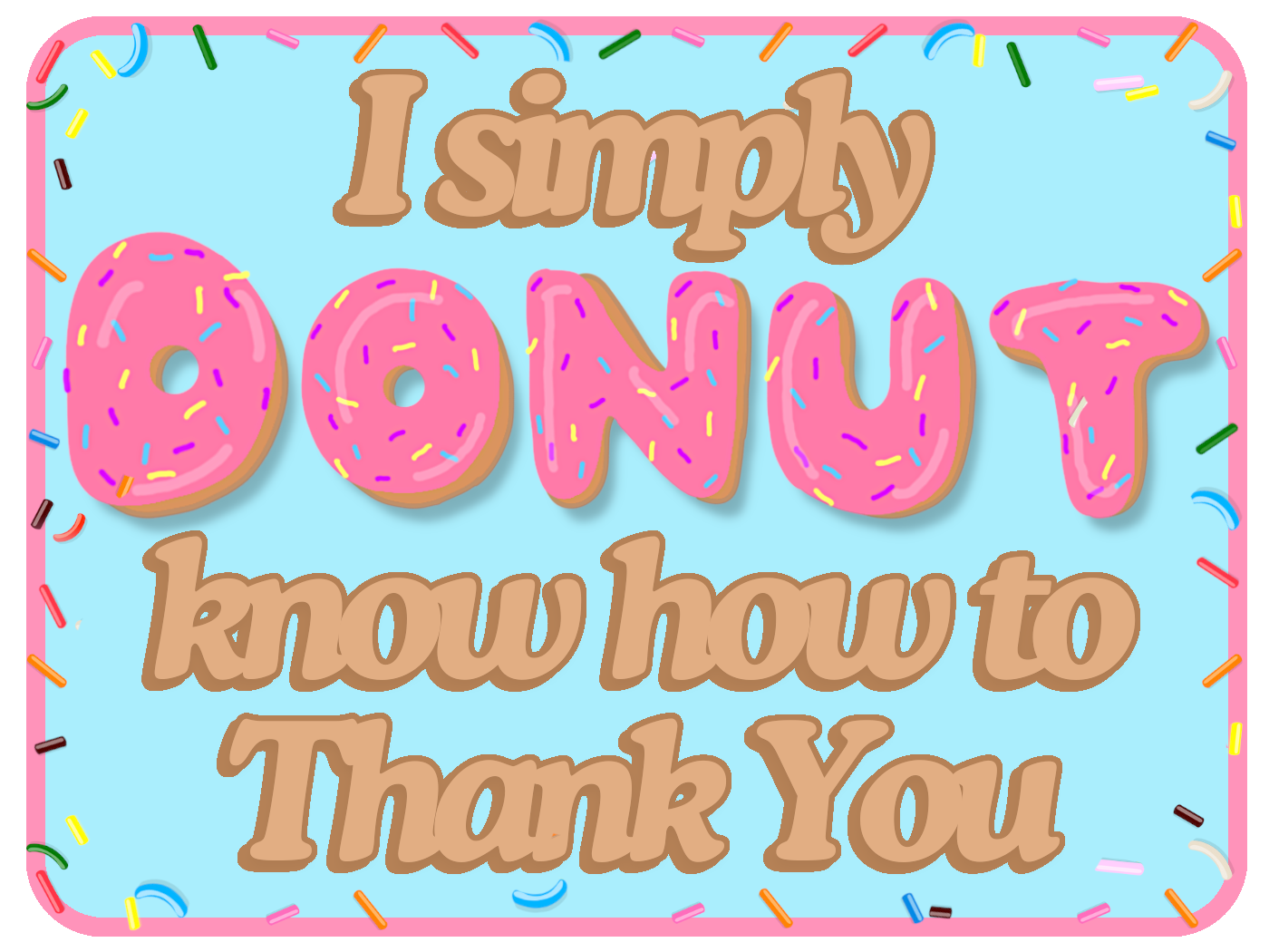 Sprinkled Thanks