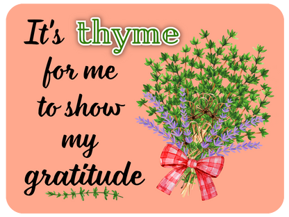 Thyme For Gratitude
